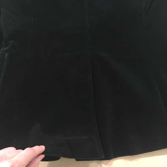 VINTAGE BURBERRY Velvet Blazer with Gold Buttons S - Picture 6 of 8